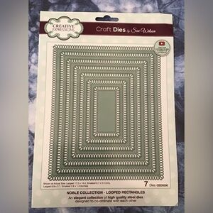 Creative Expressions Looped Rectangles Dies from Noble Collection